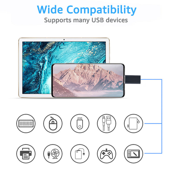 Draagbare Type-C OTG-adapters voor gebruik met meerdere apparaten