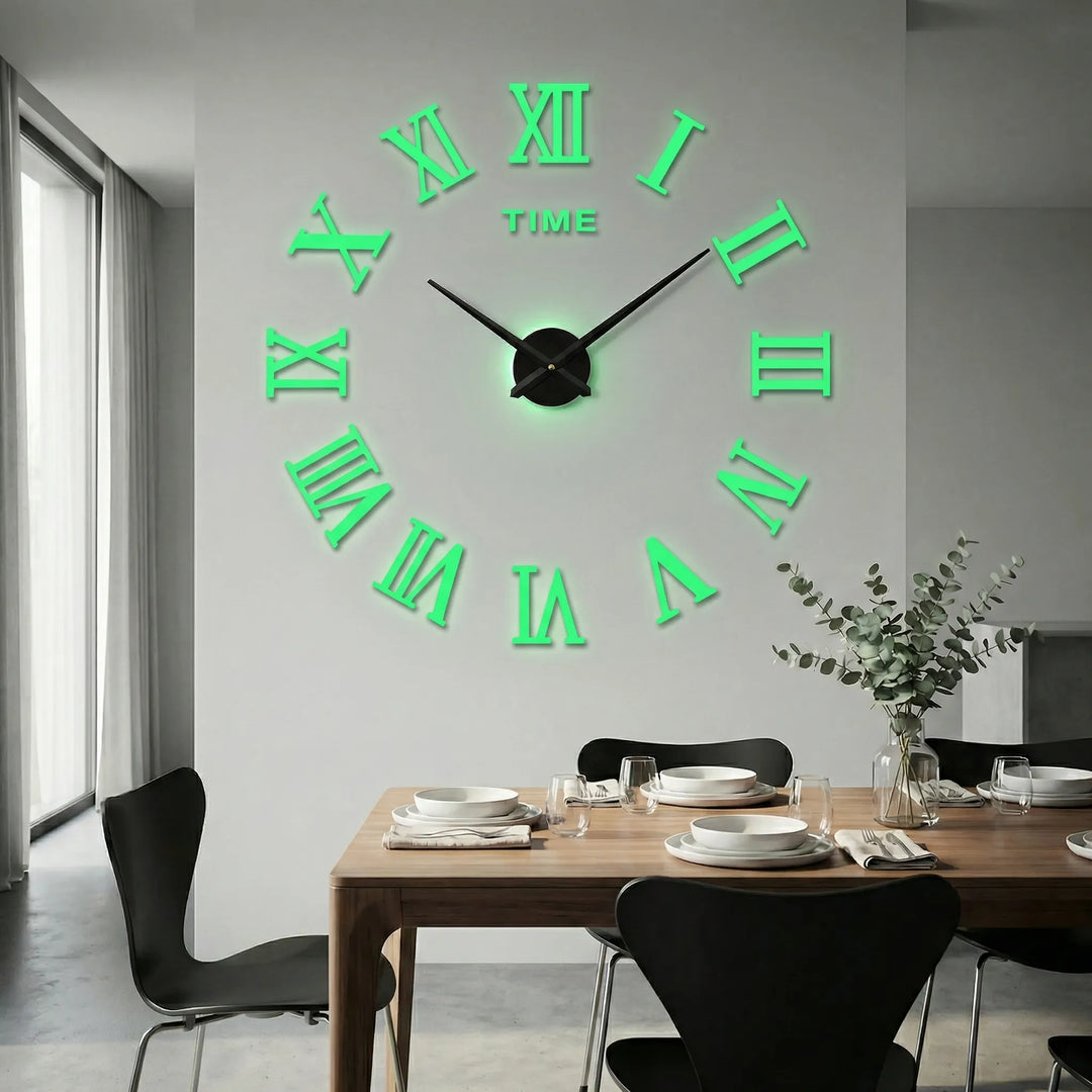 Extra grote moderne wandklok – Clockique