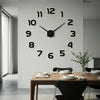 Extra grote moderne wandklok – Clockique