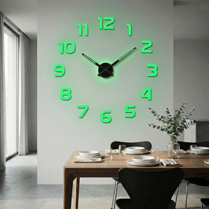 Extra grote moderne wandklok – Clockique