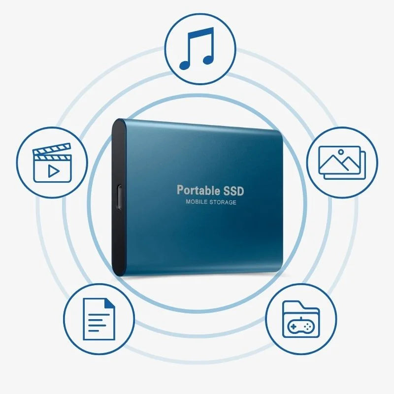 Externe SSD snelle draagbare opslag met opties voor grote capaciteit