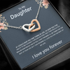 Damesketting met twee hartenhanger