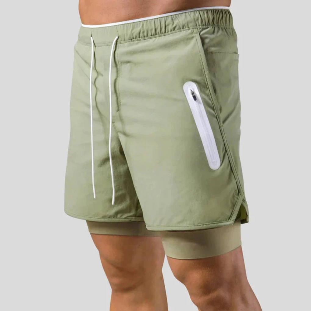 2-in-1 sportbroek voor heren