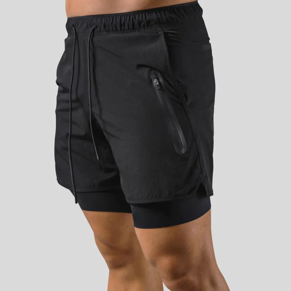 2-in-1 sportbroek voor heren