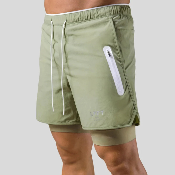 2-in-1 sportbroek voor heren