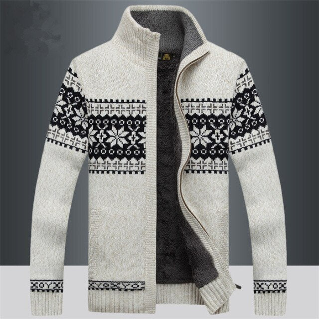 Gebreid vest voor heren