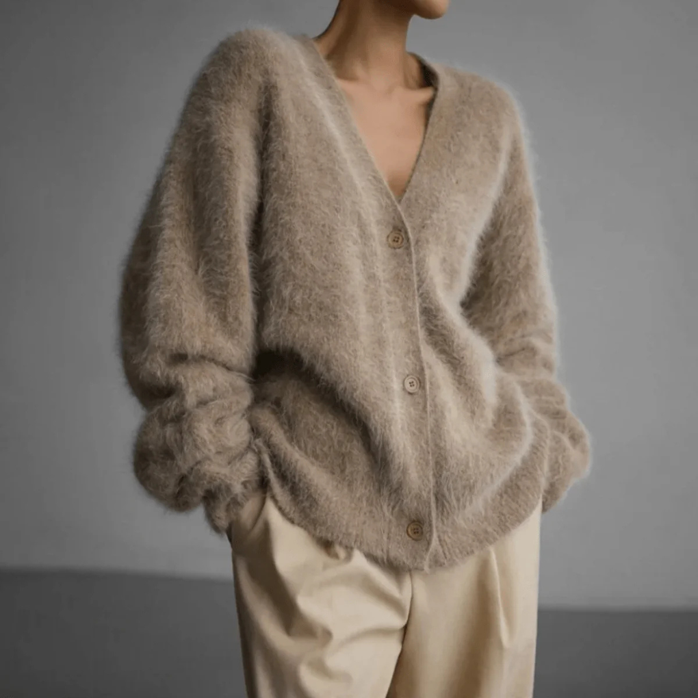 Fijngebreide cardigan voor dames