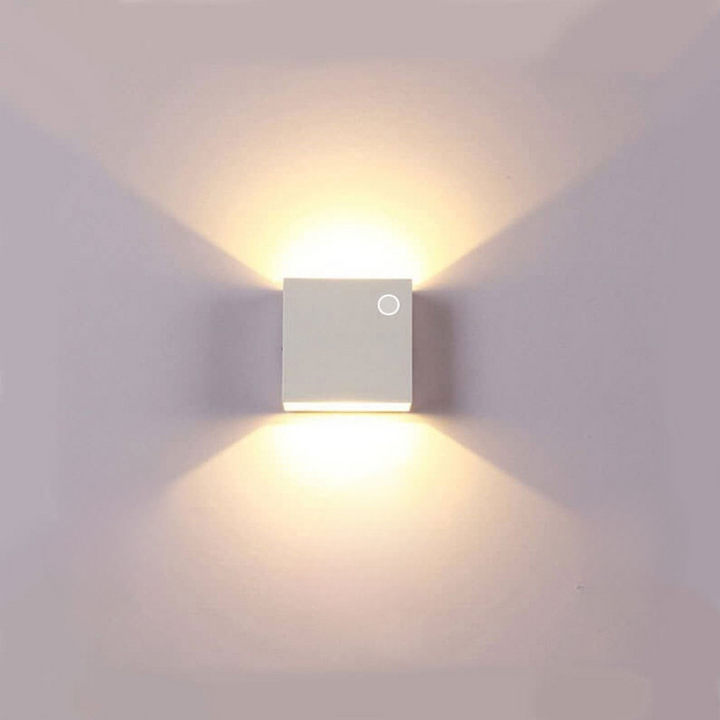Wandlamp met bewegingssensor, verstelbare led-buitenverlichting