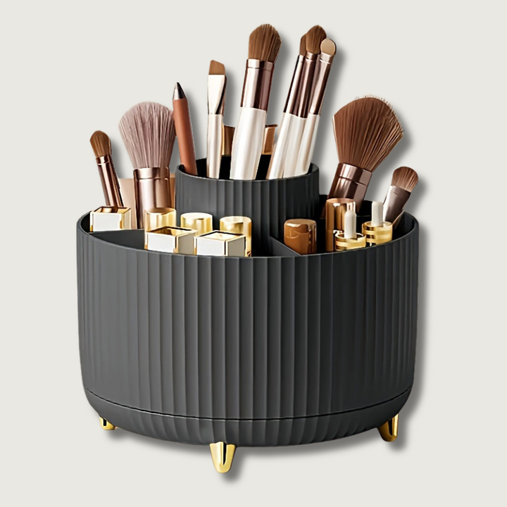 Cosmetica-organizer, 360° draaibare make-upstandaard met 5 vakken