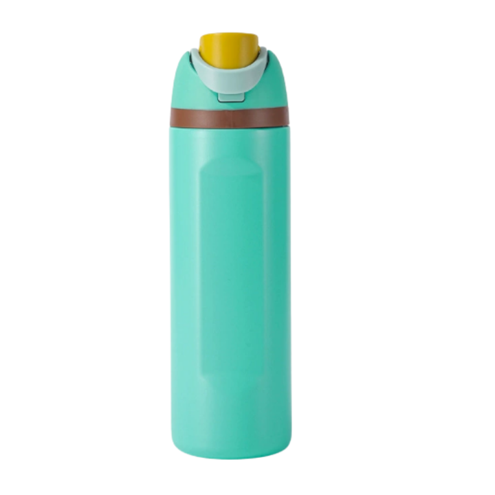 LeakProof - Geïsoleerde Waterfles van Roestvrij Staal met Rietje | Perfecte Hydratatie