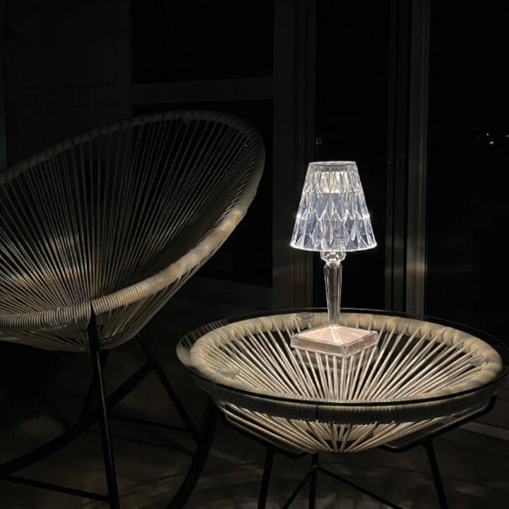 Chique tafellamp met kristallen design – CrystalLuxe