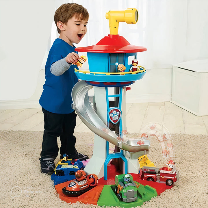 Glijbaan- en autobaanspeelset voor kinderen, leuke creatieve speelgoedset