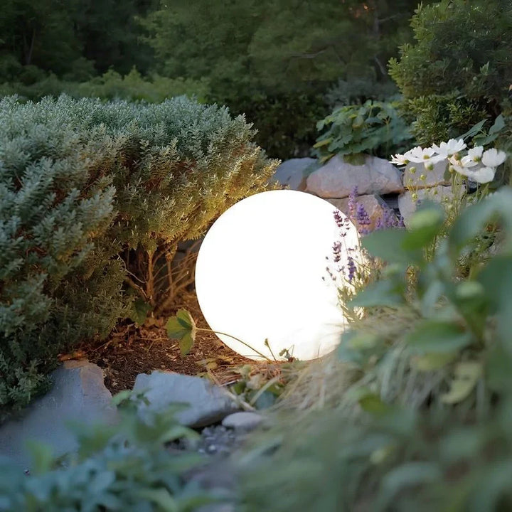 Bolvormige tuinlamp, kleurwisselende LED