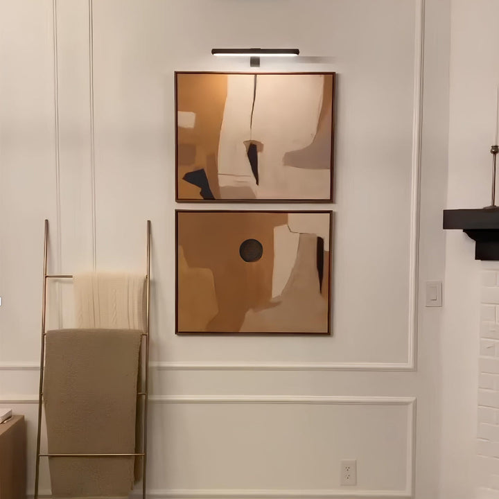 Wandlamp in galeriestijl