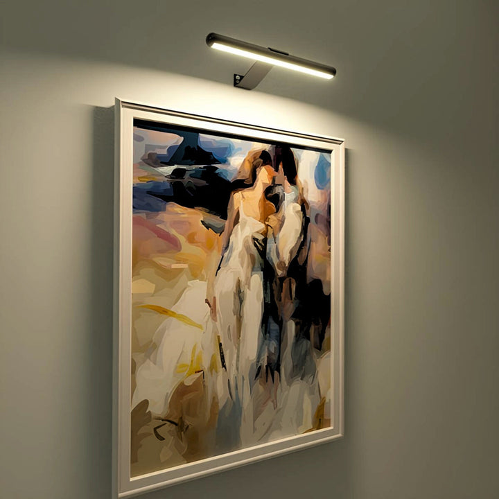 Wandlamp in galeriestijl