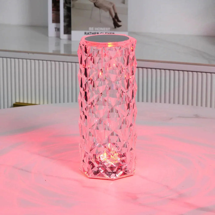 Elegante kristallen LED-lamp met 16 kleuropties en afstandsbediening