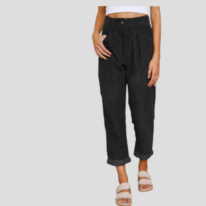 Stijlvolle corduroy broek – casual flair met textuur