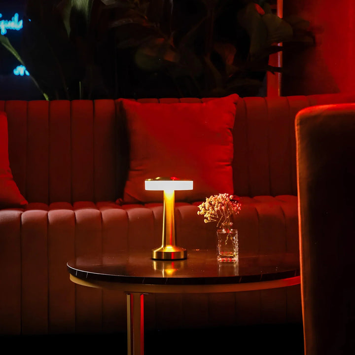 Draagbare dimbare tafellamp, elegant retro ontwerp