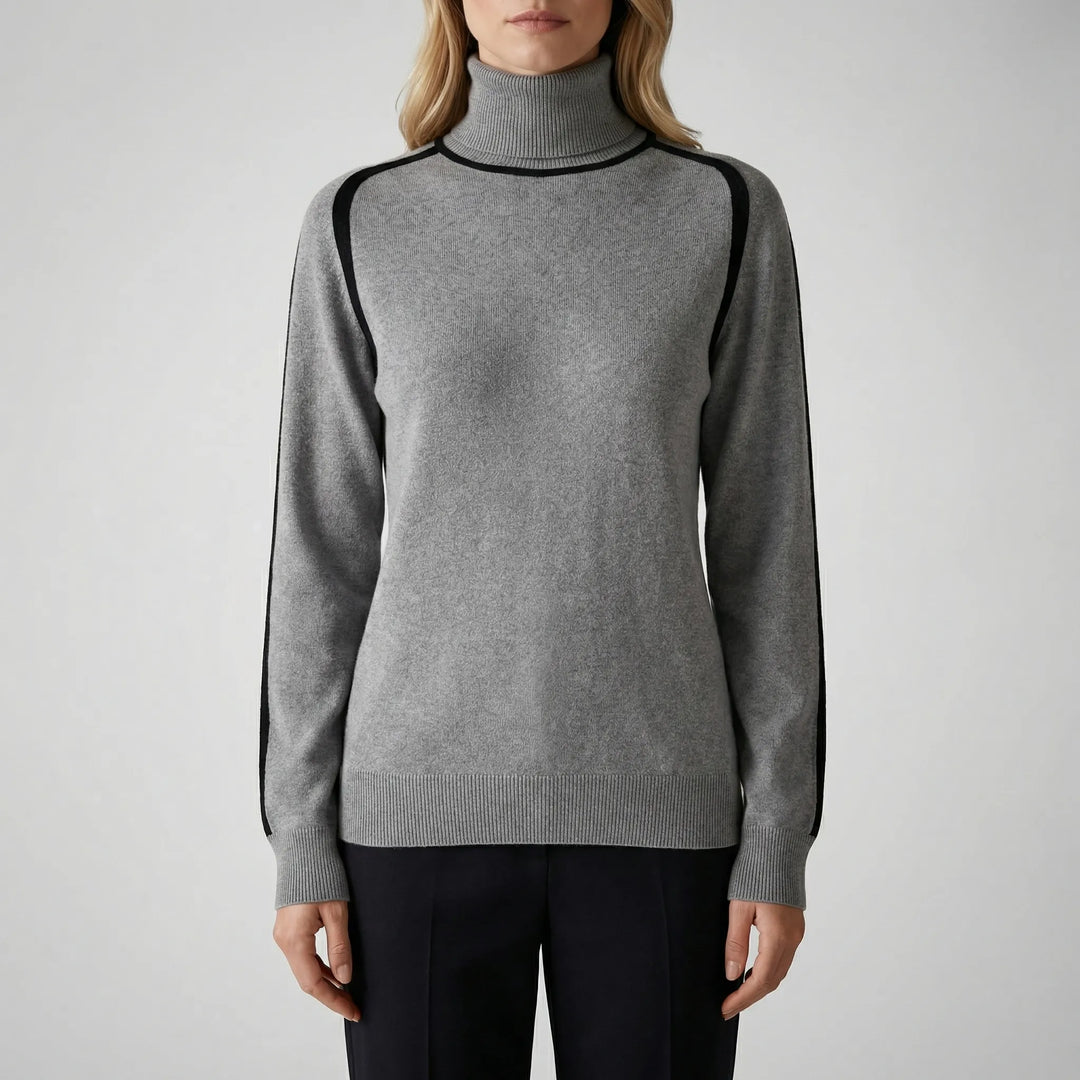 VelvarneOversized Roll-Neck Knit Jumper