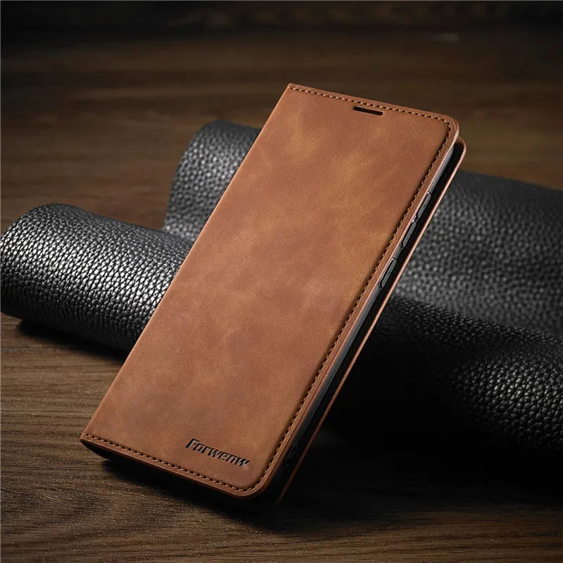 Elegant telefoonhoesje met magnetische sluiting en slank beschermend ontwerp
