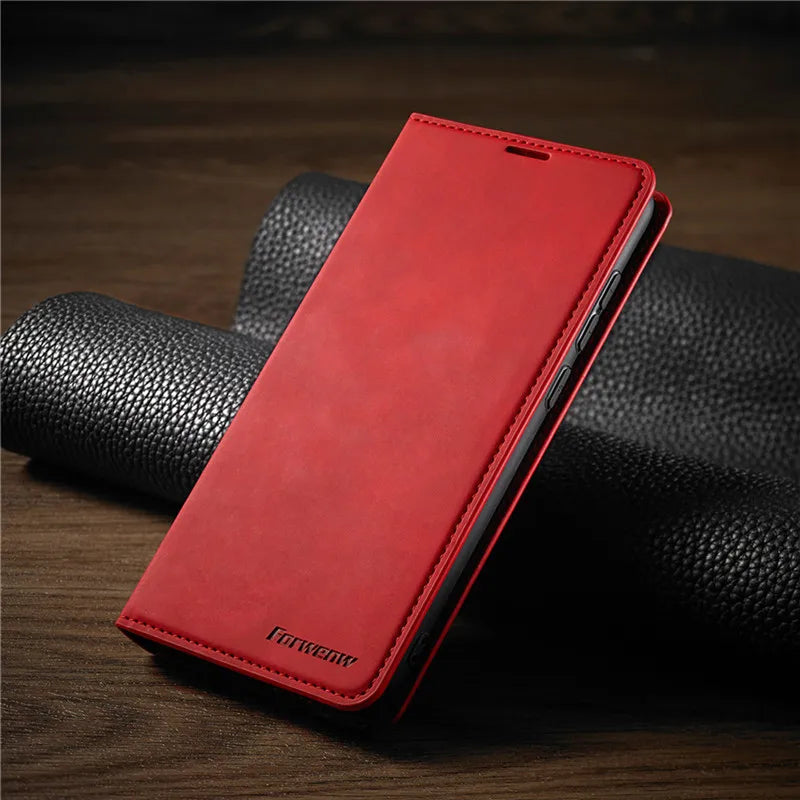 Elegant telefoonhoesje met magnetische sluiting en slank beschermend ontwerp