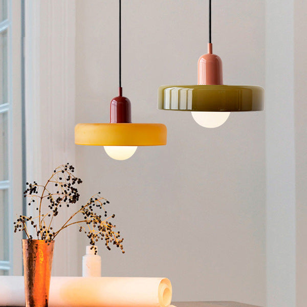 Moderne decoratieve hanglamp, gekleurde plafondhanglamp