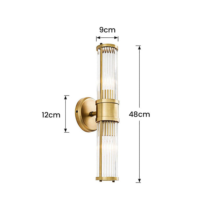 Luxe badkamer-wandlamp – GoldGlow