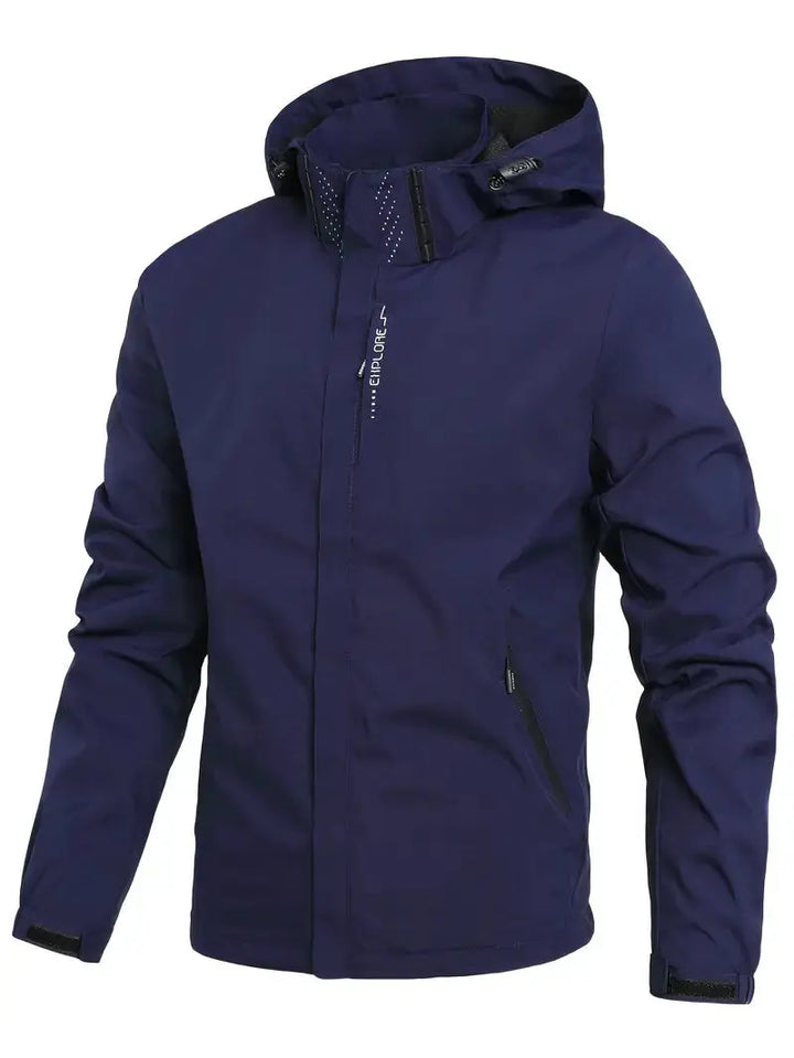 Waterdichte outdoorjas met capuchon - Joel