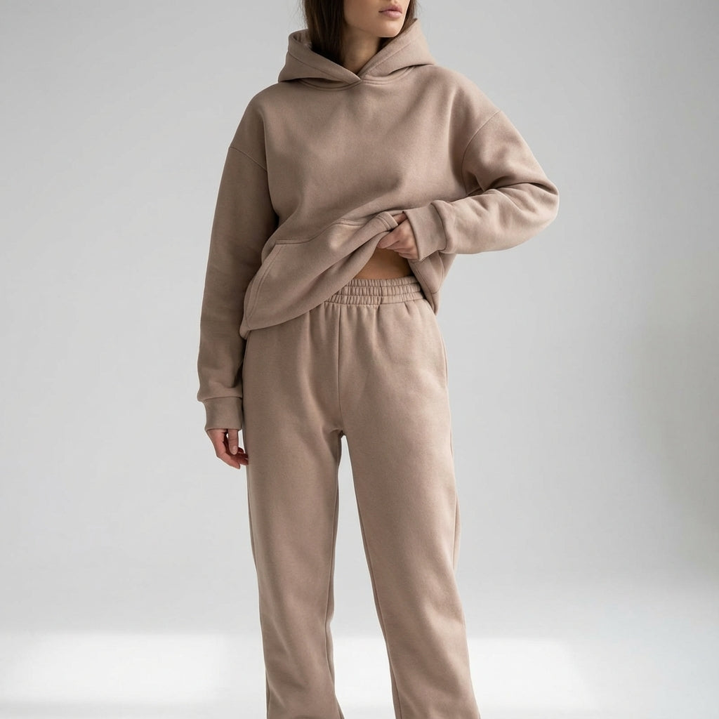 Zacht stoffen joggingpak - Katherine