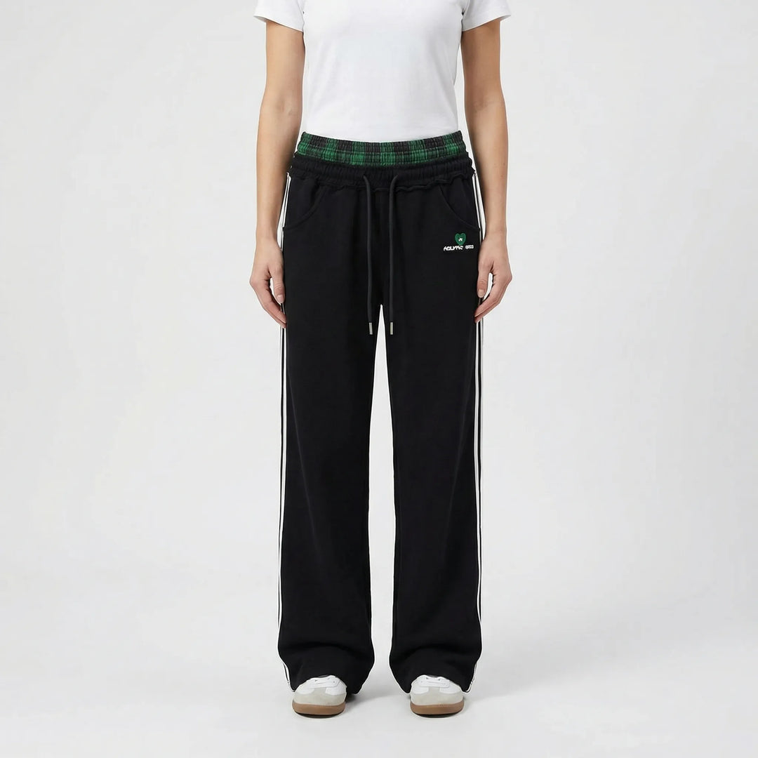 Wijde comfortabele joggingbroek - Janine
