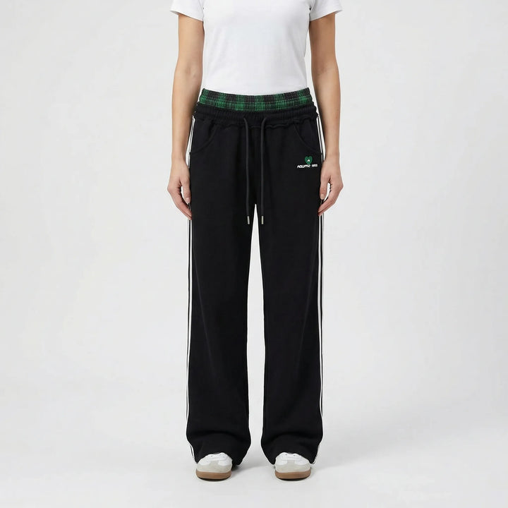 Wijde comfortabele joggingbroek - Janine