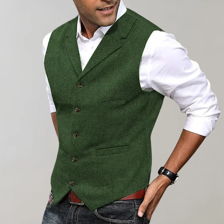 Elegant vest voor heren – een verfijnde laag voor formele outfits