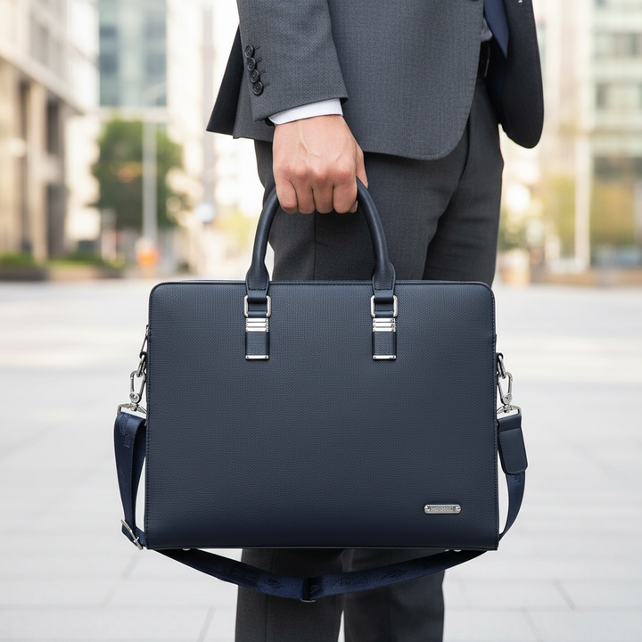 Multifunctionele leren aktetas - LuxuryCarry
