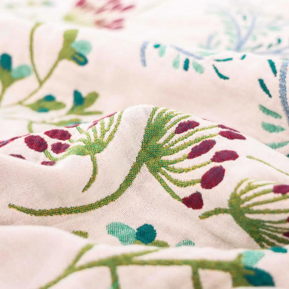 Wildflower Whisper deken, zachte plaid met vier lagen voor alle seizoenen