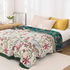 Wildflower Whisper deken, zachte plaid met vier lagen voor alle seizoenen