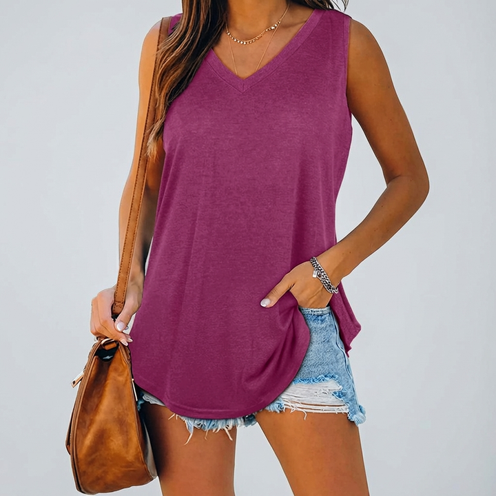 Vrouwen Deep V Tanktop