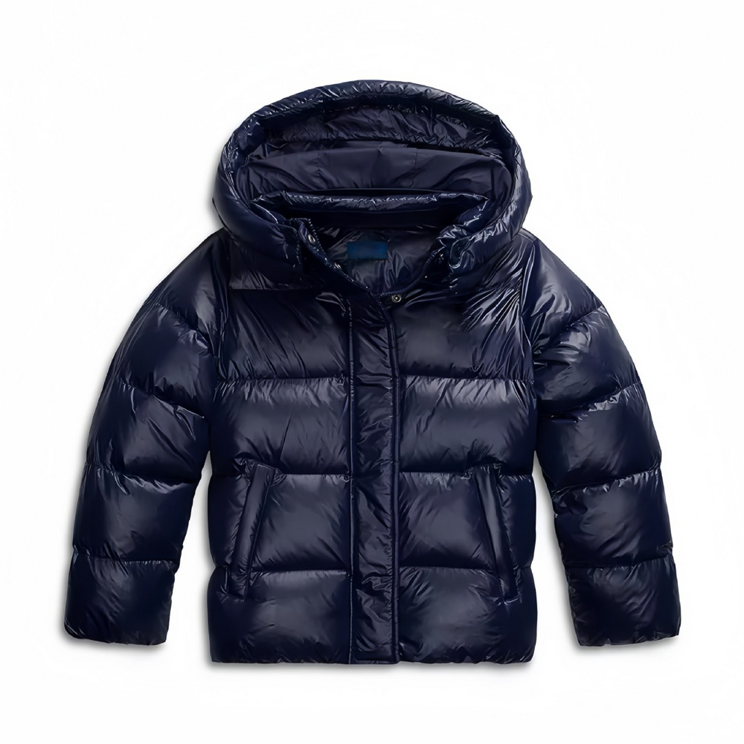Dames winterjas met vaste capuchon