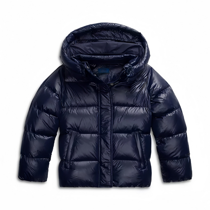 Dames winterjas met vaste capuchon