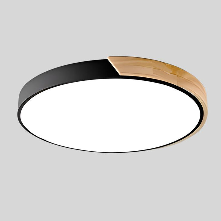 Dunne ronde plafondlamp, modern minimalistisch licht voor je huis