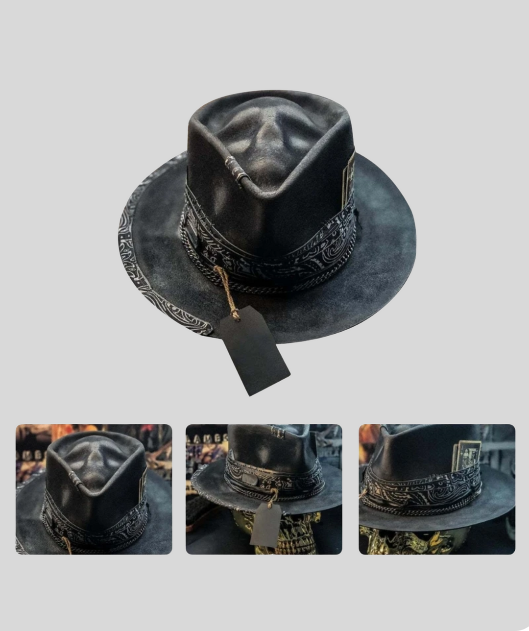 Handgemaakte hoed - cowboyhoed