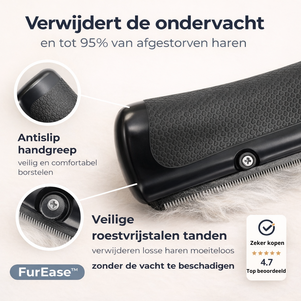 Ontwarborstel voor manen, staart en vacht - Zachte, pijnloze verzorging