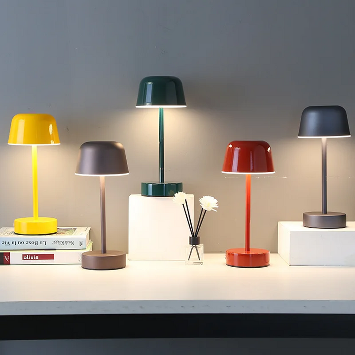 LumiGlow - Draadloze Dimbare Tafellamp met Warme & Witte Lichtinstellingen