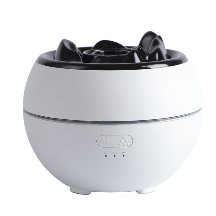 Aroma diffuser met vlameffect, 300 ml tank en tot 10 uur nevel