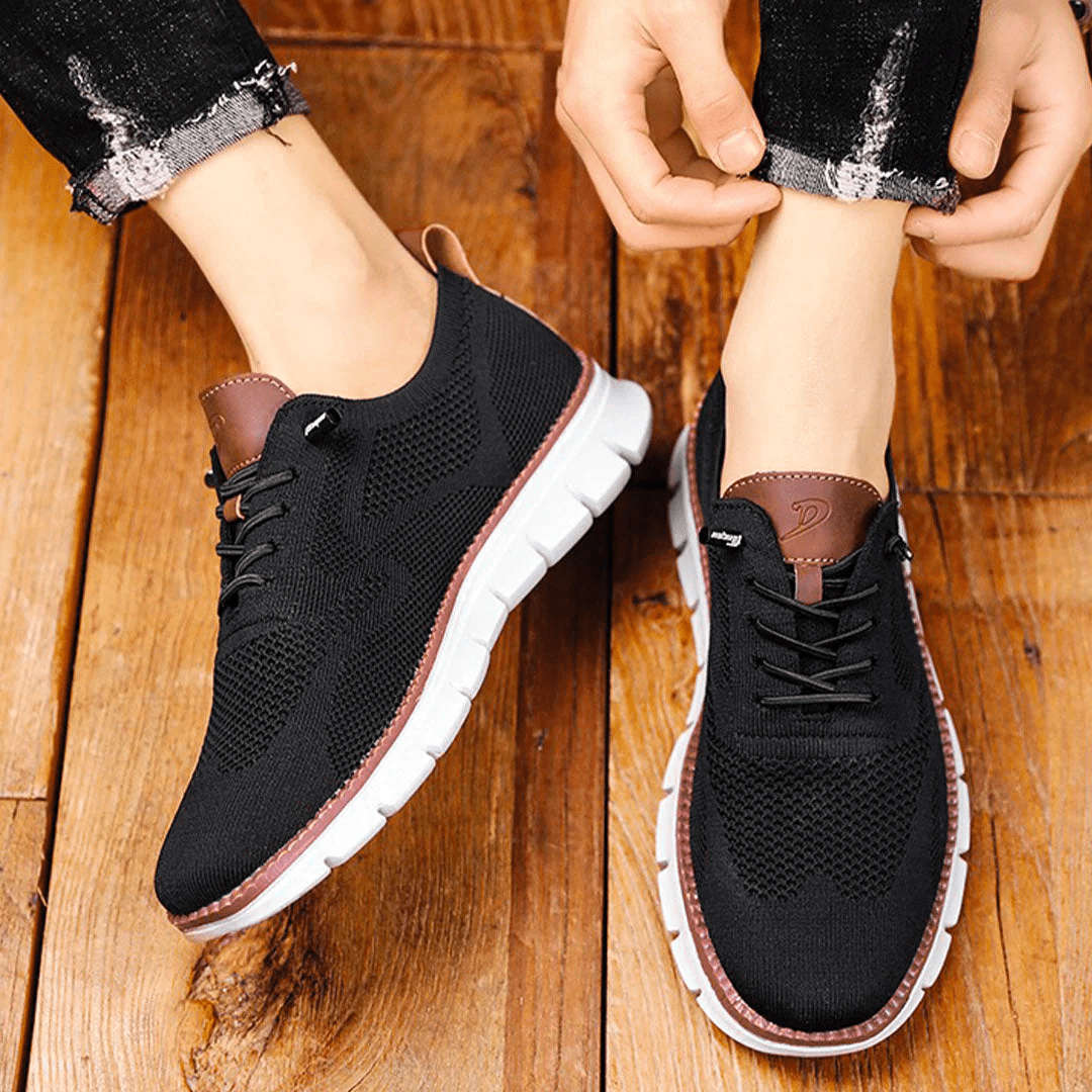 Ademende en ultracomfortabele herensneakers in minimalistisch design – Elias