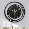 ModernTime - Minimalistische Acryl Wandklok in Scandinavisch Ontwerp, Zwart