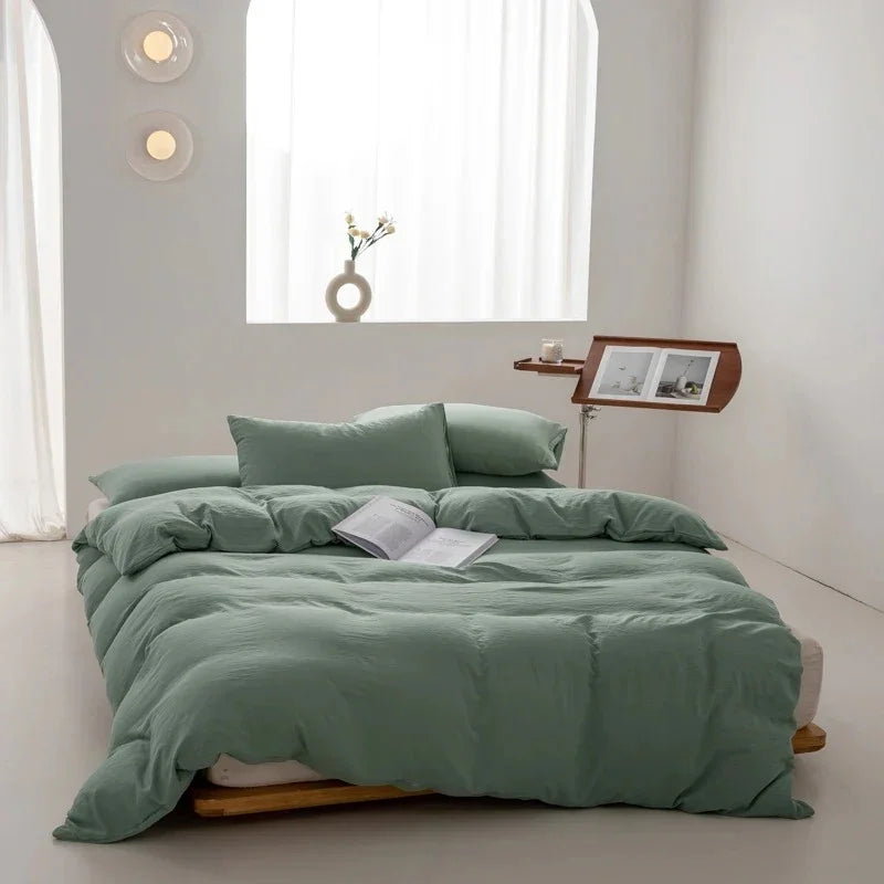 Decoratieve dekbedovertrekset uit de Elenorra-collectie