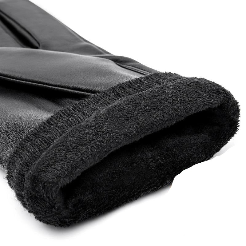 WarmTouch - Luxe Warme Leren Winterhandschoenen Voor Comfort En Stijl