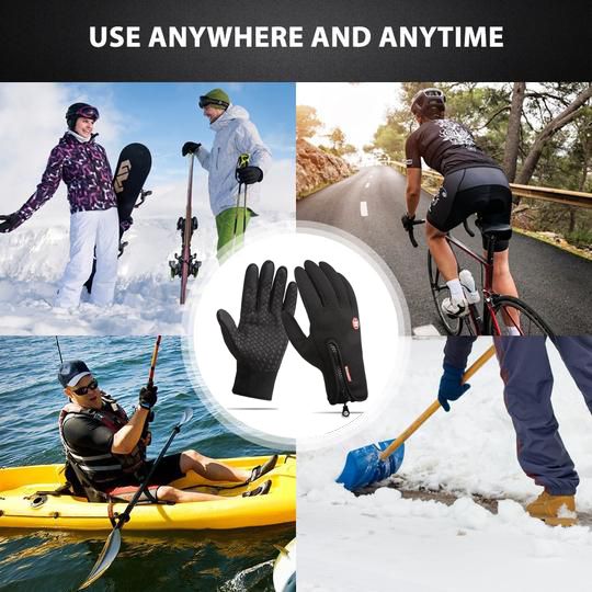 WinterShield - Thermische Handschoenen Warm, Winddicht & Touchscreen-Compatibel