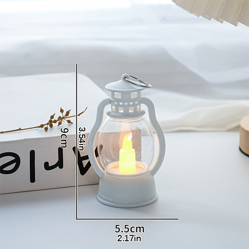 GlowLoom - Vintage LED Lantaarn op Batterijen voor Sfeervolle Decoratie