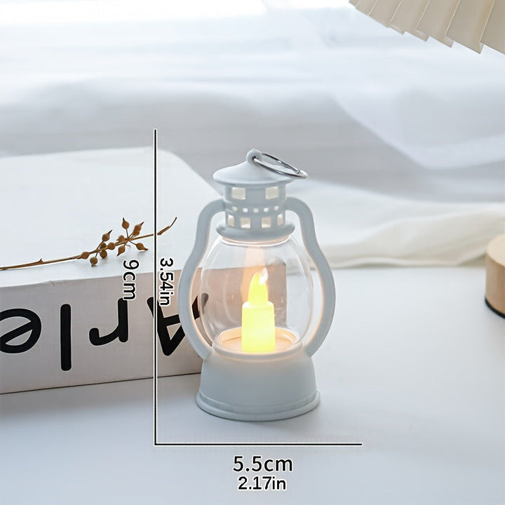GlowLoom - Vintage LED Lantaarn op Batterijen voor Sfeervolle Decoratie